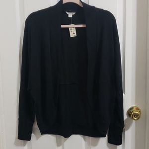 Aeropostale Black Long Sleeved Cardigan Size Small